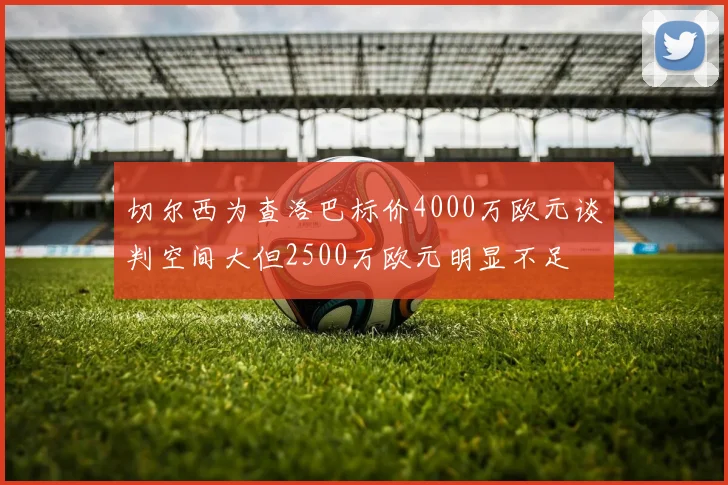 切尔西为查洛巴标价4000万欧元谈判空间大但2500万欧元明显不足